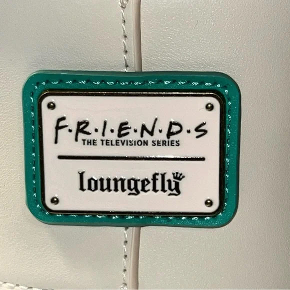Loungefly Friends Teal and Cream Cup Crossbody Bag - Picture 4 of 6